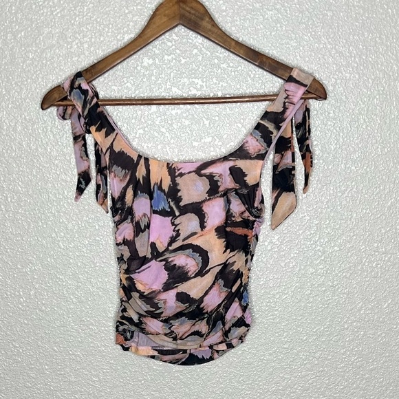 Free People Avenue Print Pink Top Combo - Picture 12 of 12